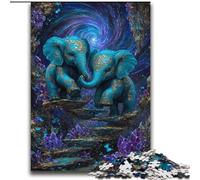 Jigsaws Puzzles 2000 Pieces for Adults Gifts Mysterious Elephant Stress Reliever Staycation Kill Time Home Decoration Toys 70x100cm