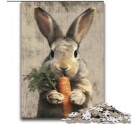 Jigsaws Puzzles 2000 Pieces for Adults Gifts Rabbit Eating Carrot for Age 14+ Educational Games For Adults And Teenagers Artwork Gift 70x100cm