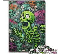 Jigsaws Puzzles 2000 Pieces for Adults Gifts Skeleton Art Stress Reliever Staycation Kill Time Home Decoration Toys 70x100cm