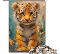 Jigsaws Puzzles 2000 Pieces for Adults Gifts Smiling Baby Tiger Educational Stress Relief Toy Gifts for Friends And Family 70x100cm