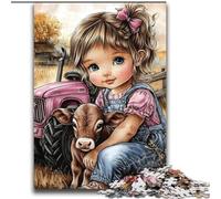 Jigsaws Puzzles 2000 Pieces for Adults Gifts Yak And Little Girl Educational Games Home Decoration Artists Collection, Fine Art 70x100cm