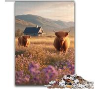 Jigsaws Puzzles 2000 Pieces for Adults Gifts Yak on The Grassland Challenging Game Gifts for Is Ideal As A Gift for The Whole Family 70x100cm