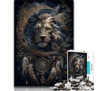 Jigsaws Puzzles 2000 Pieces for Teenagers Gifts Lion Dream Catcher,Toys Educational Games Stress Relieving Unique Home Decor And Gifts 70x100cm