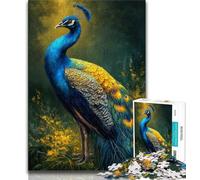 Jigsaws Puzzles 2000 Pieces for Teenagers Gifts Peacock Art,Challenging Game for Is Ideal As A Gift for The Whole Family 70x100cm