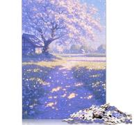 Jigsaws Puzzles 500 Pieces Adult Puzzle Fields Full of Tulips Puzzles Jigsaws Art Diy Game Gift Toy Family Game 500pcs (52x38cm)