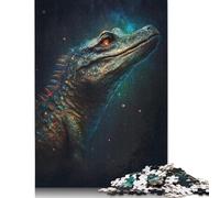 Jigsaws Puzzles 500 Pieces Adult Puzzle Galaxy Crocodile Puzzles Jigsaws Art Diy Game Gift Toy Family Game 500pcs (52x38cm)