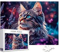 Jigsaws Puzzles for Adults 1500 pcs Pieces, Cat Puzzle Animal Pattern Design, Wooden Puzzle Educational Games Challenging Adult Crafts with Gift Box Packaging, Home Room Wall Decor, 35x22in, Model241