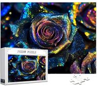 Jigsaws Puzzles for Adults 1500 pcs Pieces, Fantasy Puzzle Rose Pattern Design, Wooden Puzzle Educational Games Challenging Adult Crafts with Gift Box Packaging, Home Room Wall Decor, 35x22in,Model154