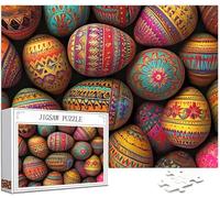 Jigsaws Puzzles for Adults 2000 pcs Pieces, Easter Egg Puzzle Bohemia Pattern Design, Wooden Puzzle Educational Games Challenging, DIY Adult Crafts with Gift Box, Home Room Wall Decor, 40x28in,Model31