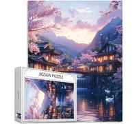 Jigsaws Puzzles for Adults 3000 pcs Pieces, Japan Puzzle Landscape Pattern Design, Wooden Puzzle Educational Games Challenging, DIY Adult Crafts with Gift Box, Home Room Wall Decor, 48x32in, Model631
