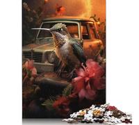 Jigsaws Puzzles for Adults Beautiful Colorful Bird 1000 Piece Jigsaw Puzzle Wooden Puzzles Suitable for Adults And over 18 Years Old Brain Teaser Puzzle 1000pcs (75x50cm)