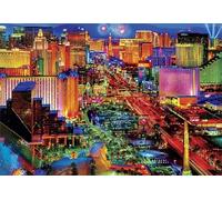 Jigso Jigsaw Puzzles For Adults 1000 Piece, Las Vegas City Night Scenery ，Family 29.53 X 19.69 Inch,Jigsaw Puzzles For Adults Educational Game Challenge Toy 1000 Pieces