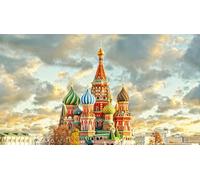 Jigso Jigsaw Puzzles For Adults 1000 Piece, St. Basil'S Cathedral ，Jigsaw Puzzles For Adults Educational Game Challenge Toy 1000 Pieces,Family 29.53 X 19.69 Inch