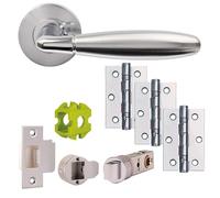 Jigtech JTB71070 Harrier Door Pack-Latch-Polished Satin Chrome