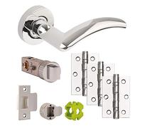 Jigtech JTB81010 Viper Door Pack-Privacy-Polished Chrome