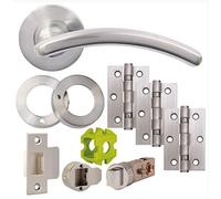 Jigtech JTB81210 Viper Door Pack-Privacy-Satin Chrome