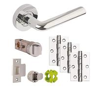 Jigtech JTB82025 Riva Door Pack-Bathroom, Polished Chrome
