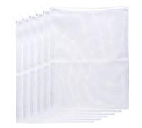 JIH Aquarium Filter Bags Large - Reusable Fish Tank Filter Media Mesh Bags with Plastic Zipper (14 x 18 inch (6 Pack))