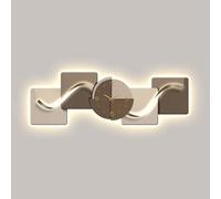 JIHAJU 3D Wall Art Clock Decor, Wall Clock Decorative, Home Decor Hanging Sculpture Painting, Crystal Porcelain Dial Silent Quartz, for Living Room Entrance Corridor(L,180x60cm(Fits2.0-2.4mWall))