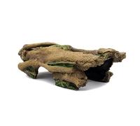 JIHAQUA Aquarium Resin Bark Terrarium Decor, Lizard, Snake or Reptile Hide,Lizard, Spider and Aquarium Fish Hide Cave (Large Bark B)