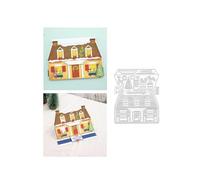 JIHFOHHA Winter Snow House Cutting Die Christmas 3D Card Embossing Metal Dies Cut for DIY Scrapbooking Album Decorative Paper Crafting Card Making
