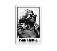 JIHJOO Kali Uchis Poster Red Moon In Venus Coverwall Art Canvas Aesthetic Music And Movie Decoration Living Room Bedroom 16x24inch(40x60cm) Unframe-style