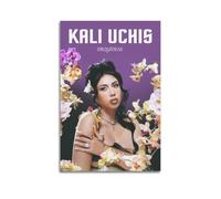 JIHJOO Kali Uchis Poster Red Moon In Venus Coverwall Art Canvas Aesthetic Music And Movie Decoration Living Room Bedroom 08x12inch(20x30cm) Unframe-style