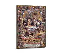 JIHJOO Labyrinth（2） wall Art Canvas Aesthetic Music And Movie Decoration Living Room Bedroom 12x18inch(30x45cm) Frame-style