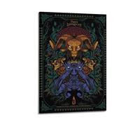 JIHJOO Pan's Labyrinth Moviewall Art Canvas Aesthetic Music And Movie Decoration Living Room Bedroom 08x12inch(20x30cm) Frame-style