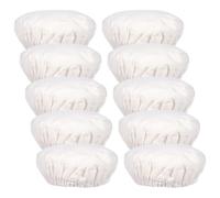 JIHUOO 10 Pcs Cotton Sourdough Jar Cover Sourdough Starter Container Cover Breathable Bread Baking Covers Reusable Cloth Jar Lids Small Sour Dough Proofing Basket Cover Fabric Fermentation Lids