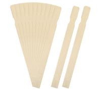 JIHUOO 10 Pcs Large Wooden Craft Stirring Sticks - Paint Mixing & Plant Labels - 305mm
