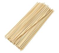JIHUOO 100 Pcs 15cm x 3mm Round Wooden Dowel Sticks Unfinished Craft Dowel Rods Unfinished Wood Sticks Model Making Sticks Crafting Dowels Art Work Sticks for DIY Projects
