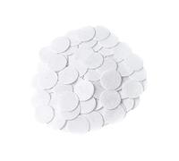 JIHUOO 1000 Pcs 2.5cm White Craft Felt Circles Fabric Craft Rounds Crafting Felt Circles Round Felt Pads Hair Clip Making Accessories