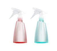 JIHUOO 2 Pcs 500ml Plastic Water Spray Bottles Empty Travel Spray Bottles Plant Watering Bottles Large Cleaning Spray Bottles Refillable Spraying Bottles Fine Mist Sprayers