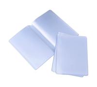 JIHUOO 3 Pcs Plastic Wallet Insert Credit Card Holder Credit Card Protector Case Portable Business Card Organizer Wallet Debit Card Sleeve Holder with 12 Slots