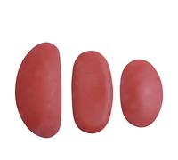JIHUOO 3 Pcs Pottery Clay Ribs Soft Rubber Ceramic Potter Rib Clay Sculpting Scrapers Mud Tools for Pottery and Clay Artists