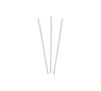 JIHUOO 3 Pcs Professional Upholstery Needles Big Eye Hand Sewing Needles Long Stitching Needles Large Hole Embroidery Needles Crafting Projects Tapestry Needles for Yarn Crochet 10 cm