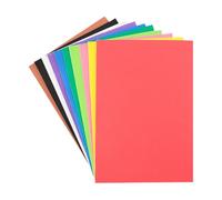 JIHUOO 30 Sheets A4 1 mm Thick EVA Foam Sheets Color Craft Foam Sheet Roll Assorted Large Foam Paper Sheets Pieces Crafting Sponge Paper Sheet Bulletin Board Scrapbooking Foam for Arts and Crafts