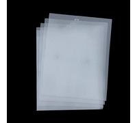 JIHUOO 4 Pcs 7 Count Plastic Mesh Canvas Sheets for Embroidery Acrylic Yarn Crafting, Knit and Crochet Projects White