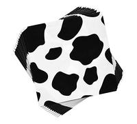 JIHUOO 40 Pcs Cow Print Napkins Decorative Paper Napkins Western Party Napkins Cow Birthday Party Supplies Farm Animal Themed Party Decorations