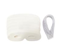 JIHUOO 40 Sets White Paper Eye Masks Blank Mardi Gras Paper Masks Plain Masquerade Mask to Decorate Half Face Paper Mask Paper Craft Masks for Kids with String