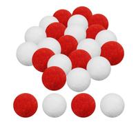 JIHUOO 50 Pcs 5 cm Christmas Craft Pom Poms Large Fluffy Pom Balls Soft Fuzzy Pom Balls Decorative Felt Balls Creative Art Pom Poms Garland Decoration Plush Balls
