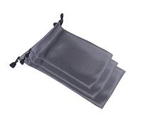 JIHUOO 6 Pcs Small Drawstring Pouches Bags Waterproof Cloth Storage Pouch Travel Power Bank Bags Sunglasses Cables Pouches Portable Electronics Organizer