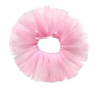 JIHUOO Dog Tulle Tutu Pet Tutu Skirt Cat Princess Skirt Cat Pet Birthday Outfit Small Puppy Wedding Dress Halloween Dog Ballerina Costume Pet Photo Props Pink