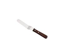 JIHUOO Stainless Steel Icing Spatula Offset Spatula Cake Decorating Frosting Spatula with Wooden Handle 8 inches