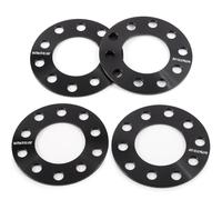 JiiinMiiin 5x4.5 5x4.75 Black Wheel Spacers,3/16"(5mm), 78.1mm Hub Bore