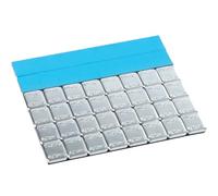 JiiinMiiin Upgraded 1/4oz, 0.25oz - 48PCS, Chrome, Adhesive Stick on Wheel Weights, 12oz/Box, Perfect for Cars,Trucks,SUVs,Motorcycles