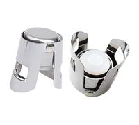 JIIJCAAC 2 Pcs Champagne Stoppers,Stainless Steel Champagne Bottle Stopper with Airtight Vacuum Seal,Sparkling Wine Stopper, Prosecco Stopper & Wine Bottle Stoppers for Wine Bottles