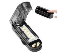 JIIJCAAC Pill Cutter for Multiple Pills, Stainless Steel Tablet Splitter for Small & Tiny Pills - Adjustable Blade Guard for Accurate Cutting, Ideal for Seniors, Kids, Pets (Dogs & Cats), Travel