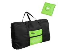 JIIJCAAC Travel Bag 45x20x35 - Ryanair Cabin Bag with Shoulder Strap, Airline-Approved Underseat Holdall Duffel Bag for Men & Women - Lightweight Carry On Weekend or Gym Bag (Black) (Green)